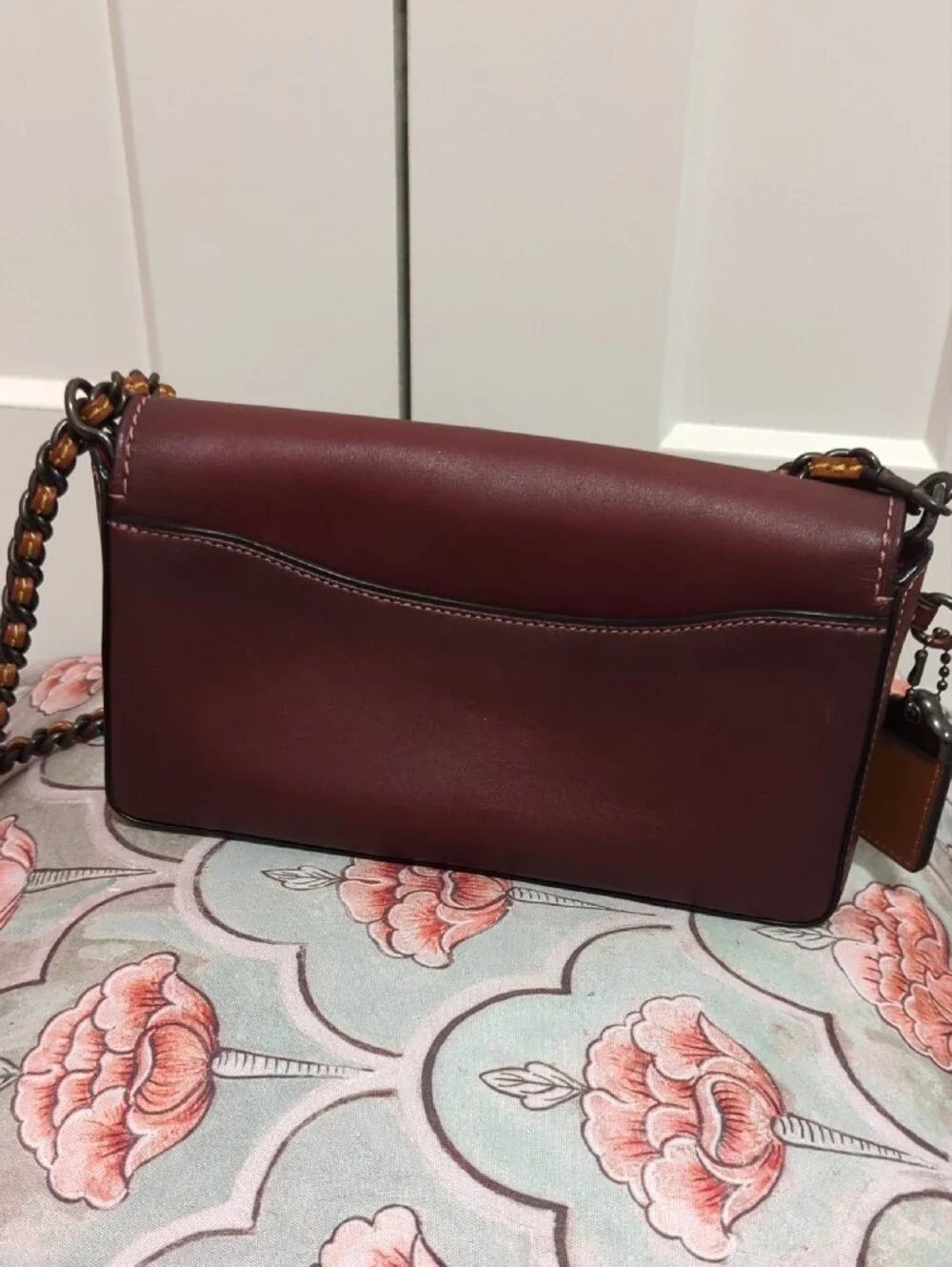 Coach Dinky Bag in Burgundy